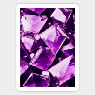 Jewel Pattern - Violet Amethyst, for a bit of luxury in your life! #6 Sticker